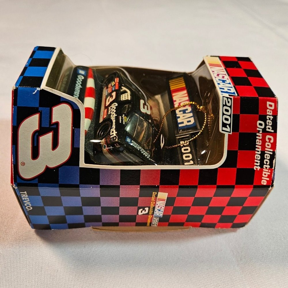NASCAR 2001 DALE EARNHARDT SR #3 GOODWRENCH CAR COLLECTIBLE ORNAMENT NIB (H89) - Picture 7 of 7